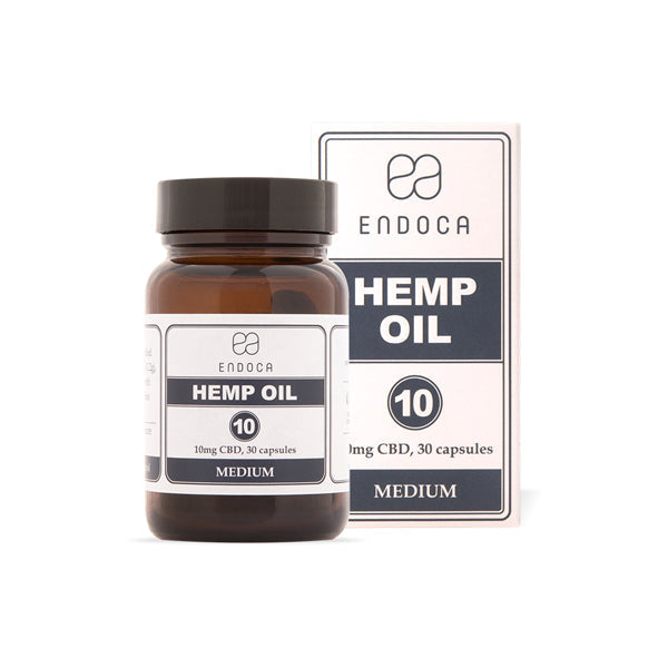 Endoca 300mg CBD Hemp Oil Capsules - 30 Soft Gels | The CBD Hut