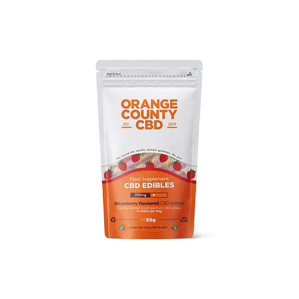 Orange County 200mg CBD Gummy Strawberries - Grab Bag | The CBD Hut