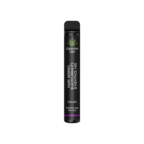 Darwin 300mg CBD Isolate Disposable Vape - 600 Puffs | The CBD Hut
