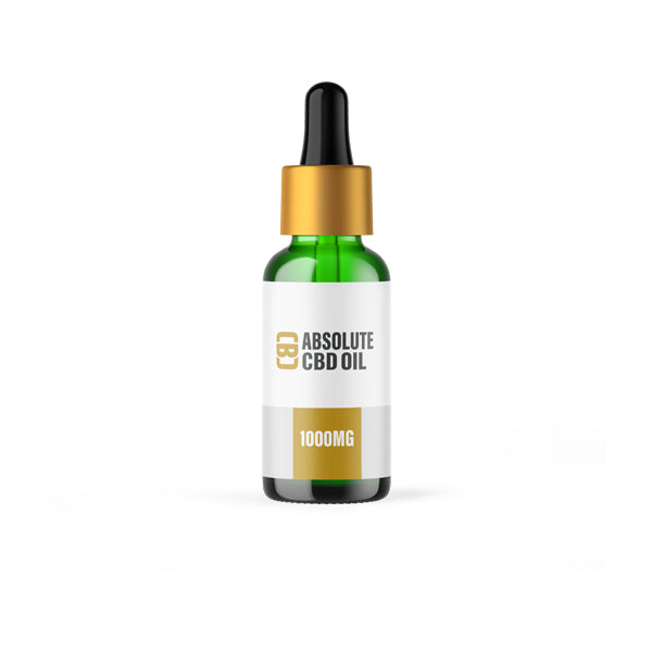CBD Asylum Absolute 1000mg CBD Oil - 20ml (BUY 1 GET 2 FREE) | The CBD Hut