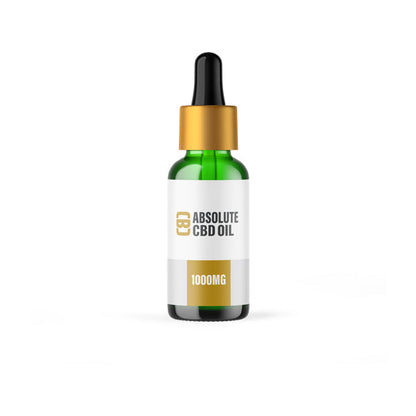 CBD Asylum Absolute 1000mg CBD Oil - 20ml (BUY 1 GET 2 FREE) | The CBD Hut