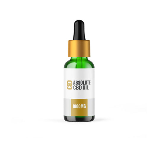 CBD Asylum Absolute 1000mg CBD Oil - 20ml (BUY 1 GET 2 FREE) | The CBD Hut