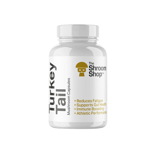 The Shroom Shop 45000mg Turkey Tail Mushroom Capsules - 90 Caps | The CBD Hut