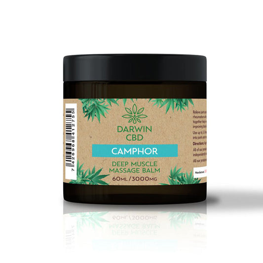 Darwin 3000mg CBD Camphor Massage Balm - 60ml | The CBD Hut