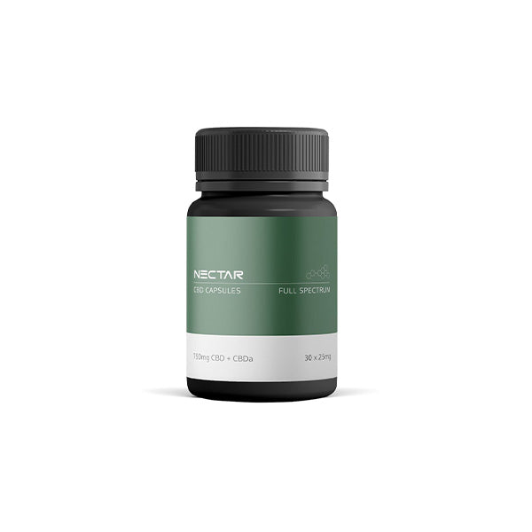Nectar 750mg Full Spectrum CBD + CBDa Capsules - 30 Caps | The CBD Hut