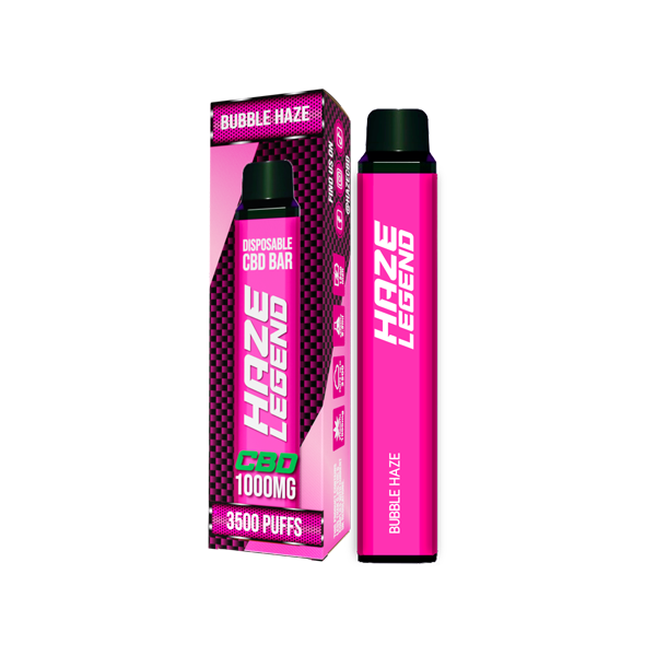 Haze Legend 1000mg CBD Disposable Vape - 3500 Puffs | The CBD Hut