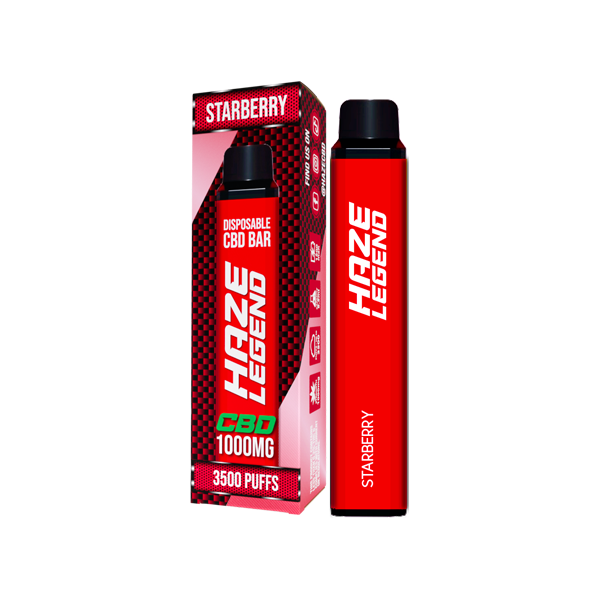 Haze Legend 1000mg CBD Disposable Vape - 3500 Puffs | The CBD Hut
