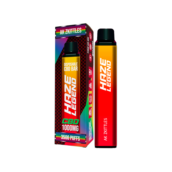 Haze Legend 1000mg CBD Disposable Vape - 3500 Puffs | The CBD Hut