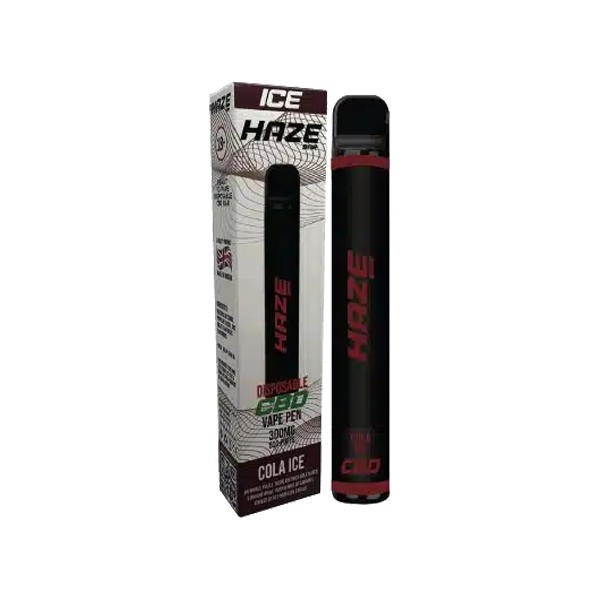 Haze Bar Ice 300mg CBD Disposable Vape - 600 Puffs - Cola Ice | The CBD Hut