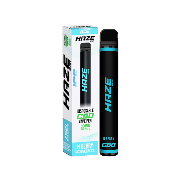 Haze Bar Ice 300mg CBD Disposable Vape - 600 Puffs | The CBD Hut