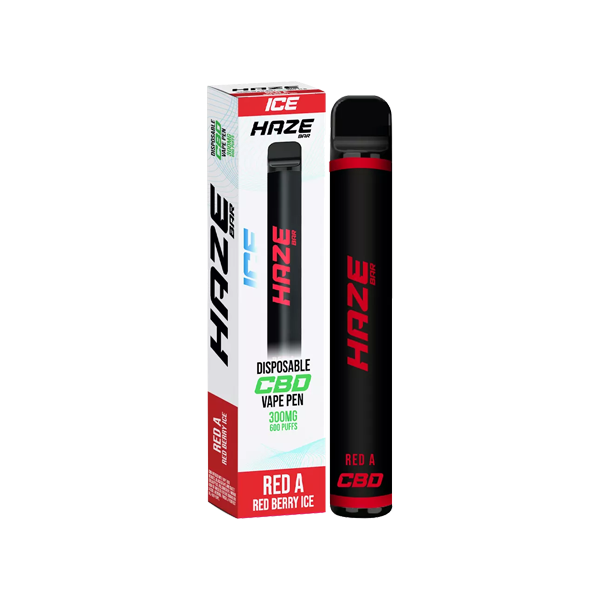 Haze Bar Ice 300mg CBD Disposable Vape - 600 Puffs | The CBD Hut