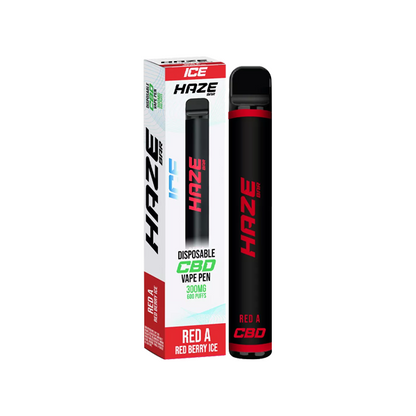 Haze Bar Ice 300mg CBD Disposable Vape - 600 Puffs | The CBD Hut