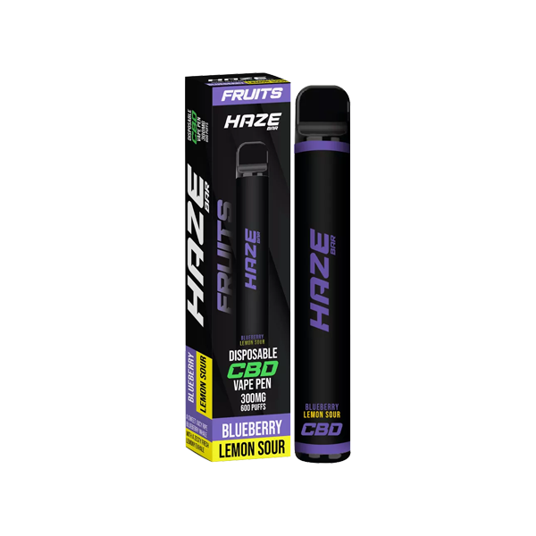 Haze Bar Fruits 300mg CBD Disposable Vape - 600 Puffs | The CBD Hut