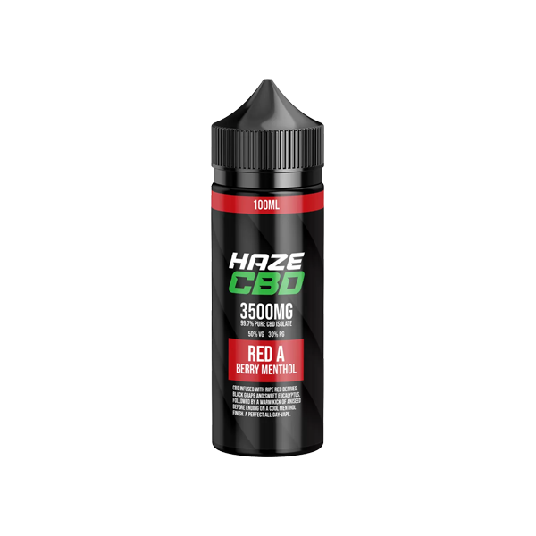 Haze 3500mg CBD Shortfill E-Liquid - 100ml (50VG/50PG) | The CBD Hut
