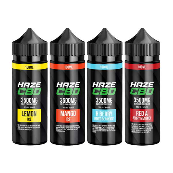 Haze 3500mg CBD Shortfill E-Liquid - 100ml (50VG/50PG) | The CBD Hut