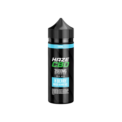 Haze 3500mg CBD Shortfill E-Liquid - 100ml (50VG/50PG) | The CBD Hut