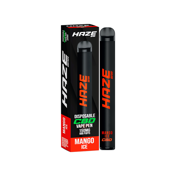 Haze Bar 150mg CBD Disposable Vape - 600 Puffs | The CBD Hut