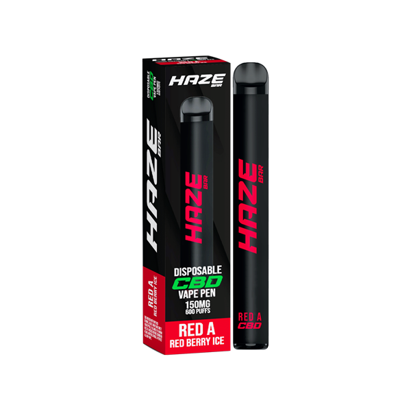 Haze Bar 150mg CBD Disposable Vape - 600 Puffs | The CBD Hut