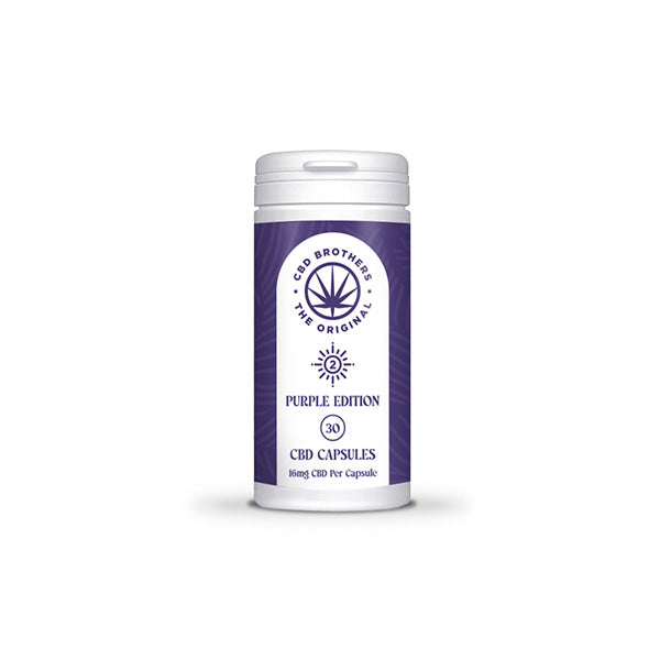 CBD Brothers Purple Edition 480mg CBD/CBDA Capsules - 30 Caps | The CBD Hut