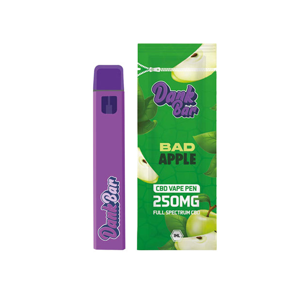 Dank Bar by Purple Dank 250mg Full Spectrum CBD Disposable Vape - 12 Flavours | The CBD Hut