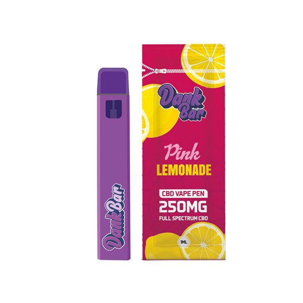 Dank Bar by Purple Dank 250mg Full Spectrum CBD Disposable Vape - 12 Flavours | The CBD Hut