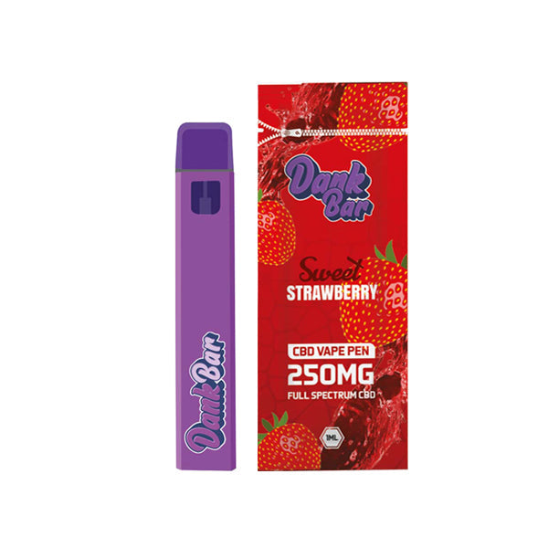 Dank Bar by Purple Dank 250mg Full Spectrum CBD Disposable Vape - 12 Flavours | The CBD Hut