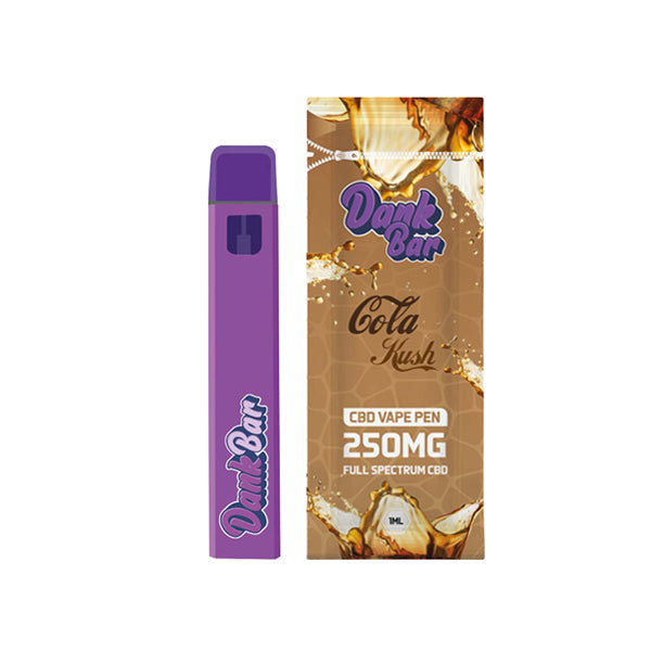 Dank Bar by Purple Dank 250mg Full Spectrum CBD Disposable Vape - 12 Flavours | The CBD Hut