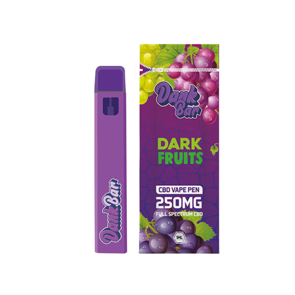 Dank Bar by Purple Dank 250mg Full Spectrum CBD Disposable Vape - 12 Flavours | The CBD Hut