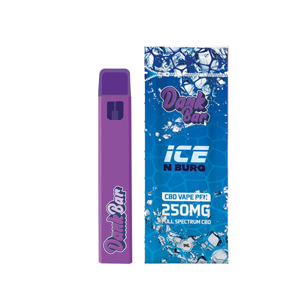 Dank Bar by Purple Dank 250mg Full Spectrum CBD Disposable Vape - 12 Flavours | The CBD Hut