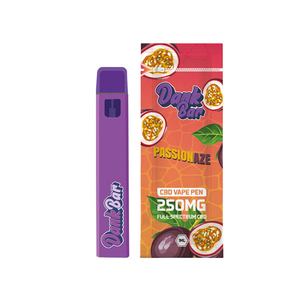 Dank Bar by Purple Dank 250mg Full Spectrum CBD Disposable Vape - 12 Flavours | The CBD Hut