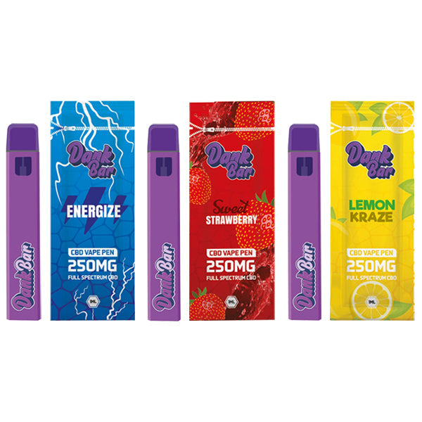 Dank Bar by Purple Dank 250mg Full Spectrum CBD Disposable Vape - 12 Flavours | The CBD Hut