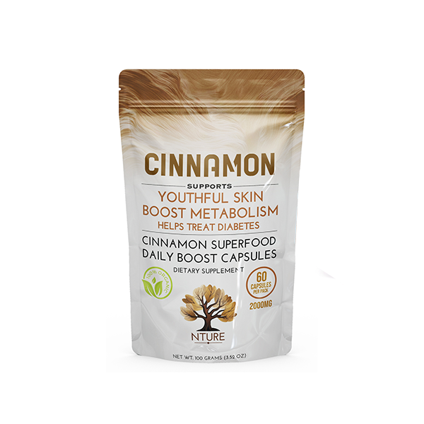 NTURE 2000mg Cinnamon Capsules - 60 Caps | The CBD Hut