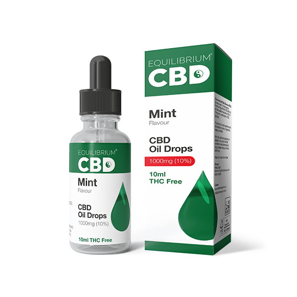 Equilibrium Mint Flavour 1000mg CBD Oil - 10ml | The CBD Hut