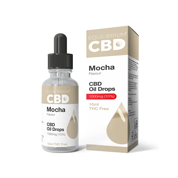 Equilibrium Mocha Flavour 1000mg CBD Oil - 10ml | The CBD Hut
