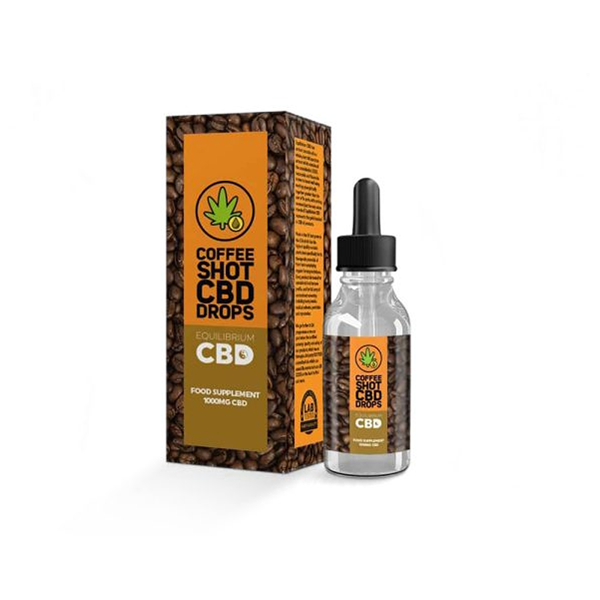 Equilibrium Coffee Shot Drops 1000mg CBD Oil - 10ml | The CBD Hut