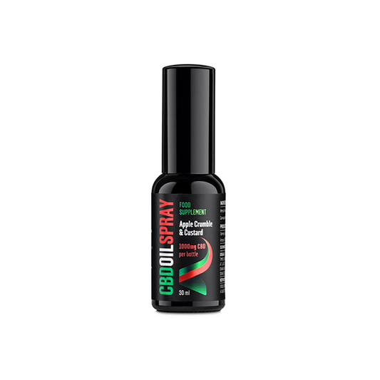 Reakiro 1000mg CBD Apple Crumble & Custard Flavour Spray - 30ml (BUY 1 GET 1 FREE) | The CBD Hut