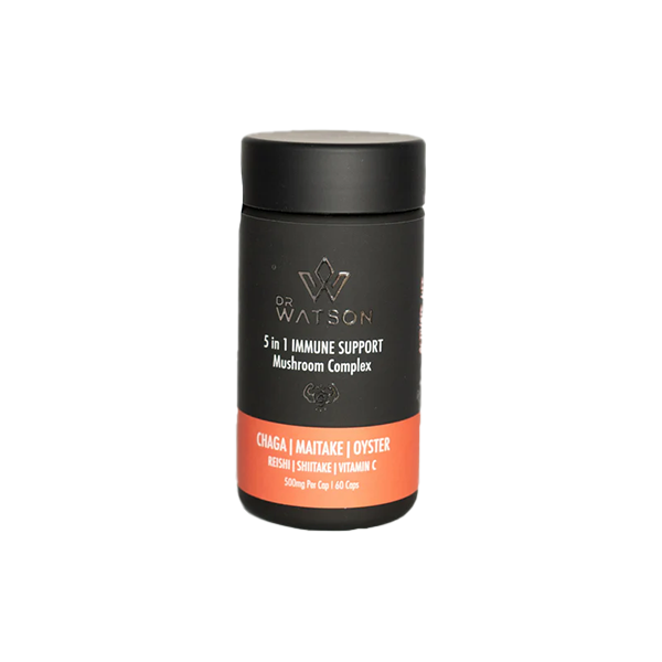 Dr Watson 5 in 1 Immune Support Mushroom Complex Capsules - 60 Caps | The CBD Hut