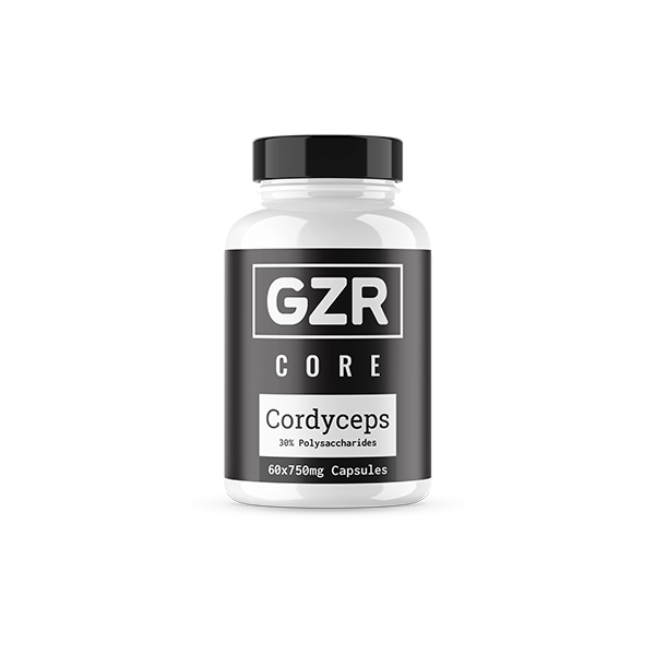 GZR 750mg Cordyceps Capsules - 60 Caps | The CBD Hut