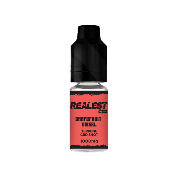 Realest CBD 1000mg Terpene Infused CBD Booster Shot - 10ml (BUY 1 GET 1 FREE) | The CBD Hut