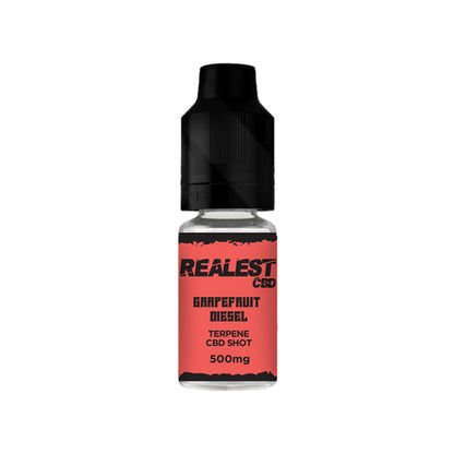 Realest CBD 500mg Terpene Infused CBD Booster Shot - 10ml (BUY 1 GET 1 FREE) | The CBD Hut