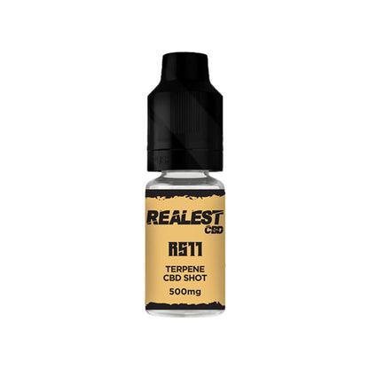 Realest CBD 500mg Terpene Infused CBD Booster Shot - 10ml (BUY 1 GET 1 FREE) | The CBD Hut