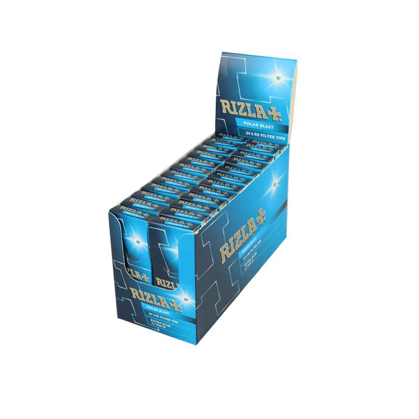 Rizla Polar Blast Extra Slim Crushball Filter Tips - 24 Packs | The CBD Hut