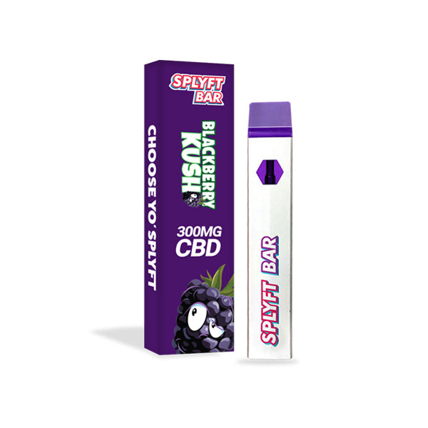 SPLYFT BAR 300mg Full Spectrum CBD Disposable Vape - 12 Flavours | The CBD Hut