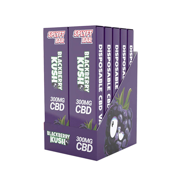 SPLYFT BAR 300mg Full Spectrum CBD Disposable Vape - 12 Flavours | The CBD Hut