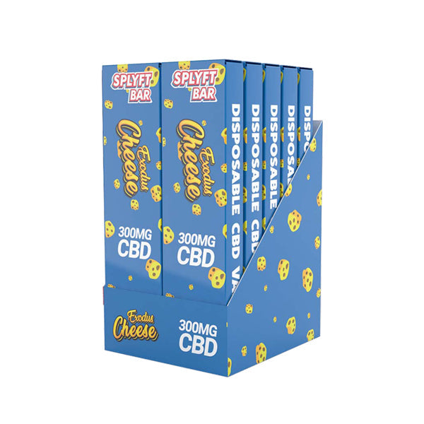 SPLYFT BAR 300mg Full Spectrum CBD Disposable Vape - 12 Flavours | The CBD Hut