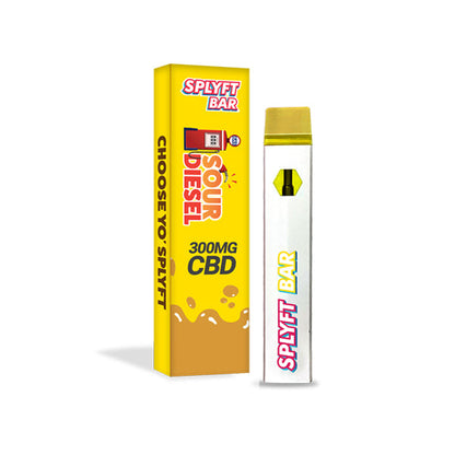 SPLYFT BAR 300mg Full Spectrum CBD Disposable Vape - 12 Flavours | The CBD Hut