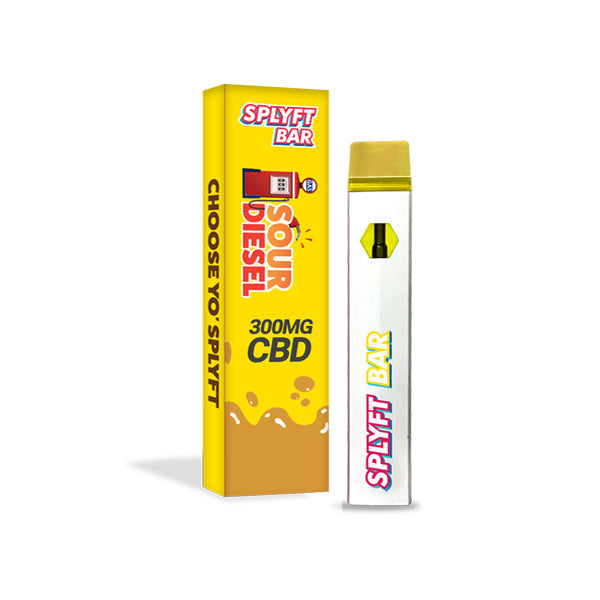 SPLYFT BAR 300mg Full Spectrum CBD Disposable Vape - 12 flavours - The CBD Hut