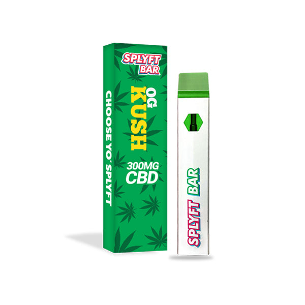 SPLYFT BAR 300mg Full Spectrum CBD Disposable Vape - 12 Flavours | The CBD Hut