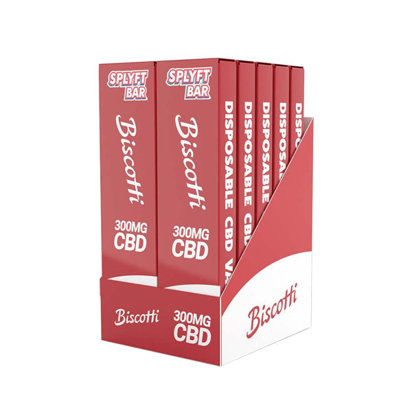 SPLYFT BAR 300mg Full Spectrum CBD Disposable Vape - 12 flavours - The CBD Hut