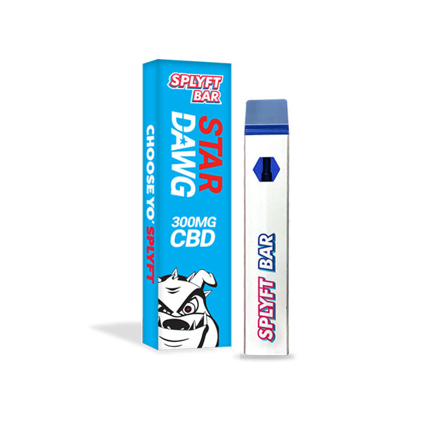 SPLYFT BAR 300mg Full Spectrum CBD Disposable Vape - 12 Flavours | The CBD Hut